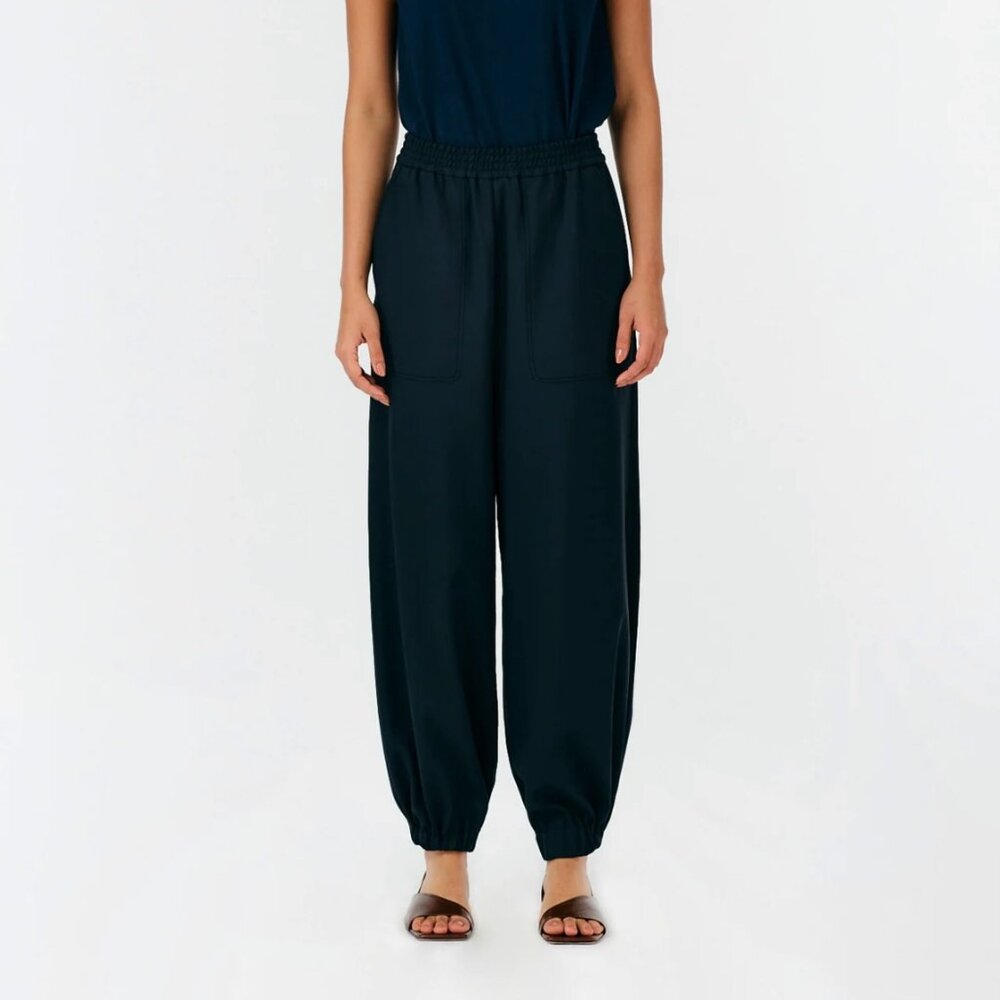 Tibi Chalky Drape Plashet Jogger Size L